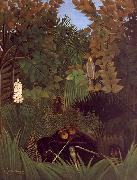 Henri Rousseau The Monkeys oil painting artist